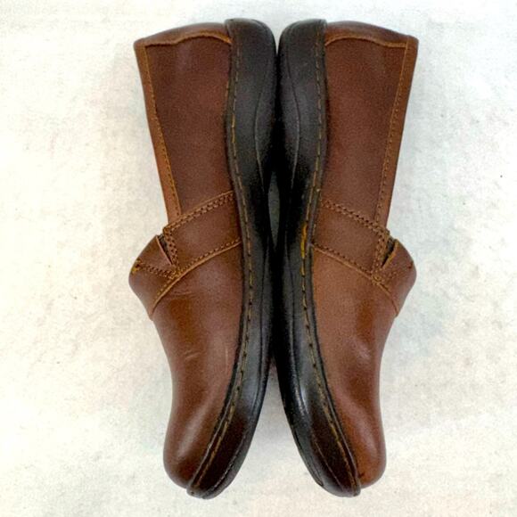 EUC b.o.c. by Born Brown Leather Slip-on Women’s Shoes Howell Loafers size 8.5 - Picture 6 of 9